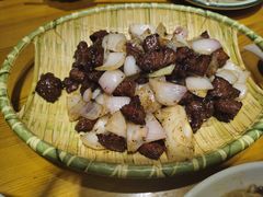 牛肉粒-丁记盐蘸牛肉·新杭菜(河东路店)