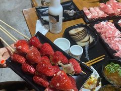 -果松木炭酸菜铜火锅·外婆参鸡汤