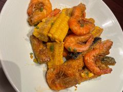 咸蛋黄南瓜甜玉米焗虾-港丽餐厅(高德置地店)