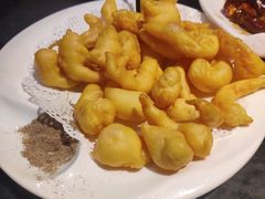 炸虾仁-晚归月亮湾私家菜(临邑路店)