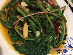 炒萝卜秧-百味地锅鸡(二店·财校分店)