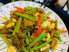 小炒黄牛肉-南阳城烧烤海鲜酒店(和平路店)