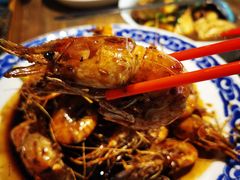 老头儿油爆沼虾-老头儿油爆虾(胜利河美食街店)
