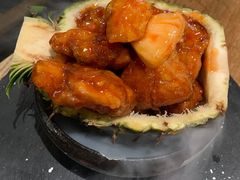 菠萝咕噜猴头菇-水木苼 蔬食料理