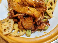 -东来菜馆•手抓海鲜家常菜•海鲜锅贴(鸽子窝店)