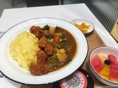 炸鸡块咖喱蛋包饭-池奈·咖喱蛋包饭(熙地港店)