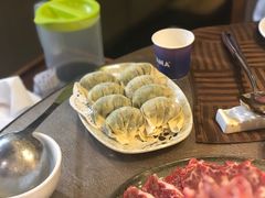 秘制西洋菜饺-金海阁海鲜火锅