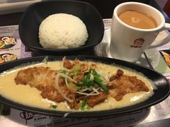 白咖喱香茅猪扒饭-沙嗲王(加拿芬店)