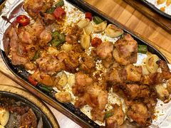 料理烤老味道鸡块-老东镇啤酒屋海鲜加工·蒸汽海鲜·海鲜烧烤(台东店)