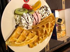 水果冰淇淋松饼-漫咖啡(奥体店)