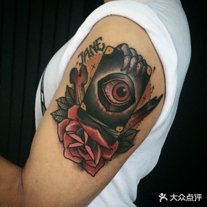清鬼刺青-染-作品图片-成都丽人-大众点评网