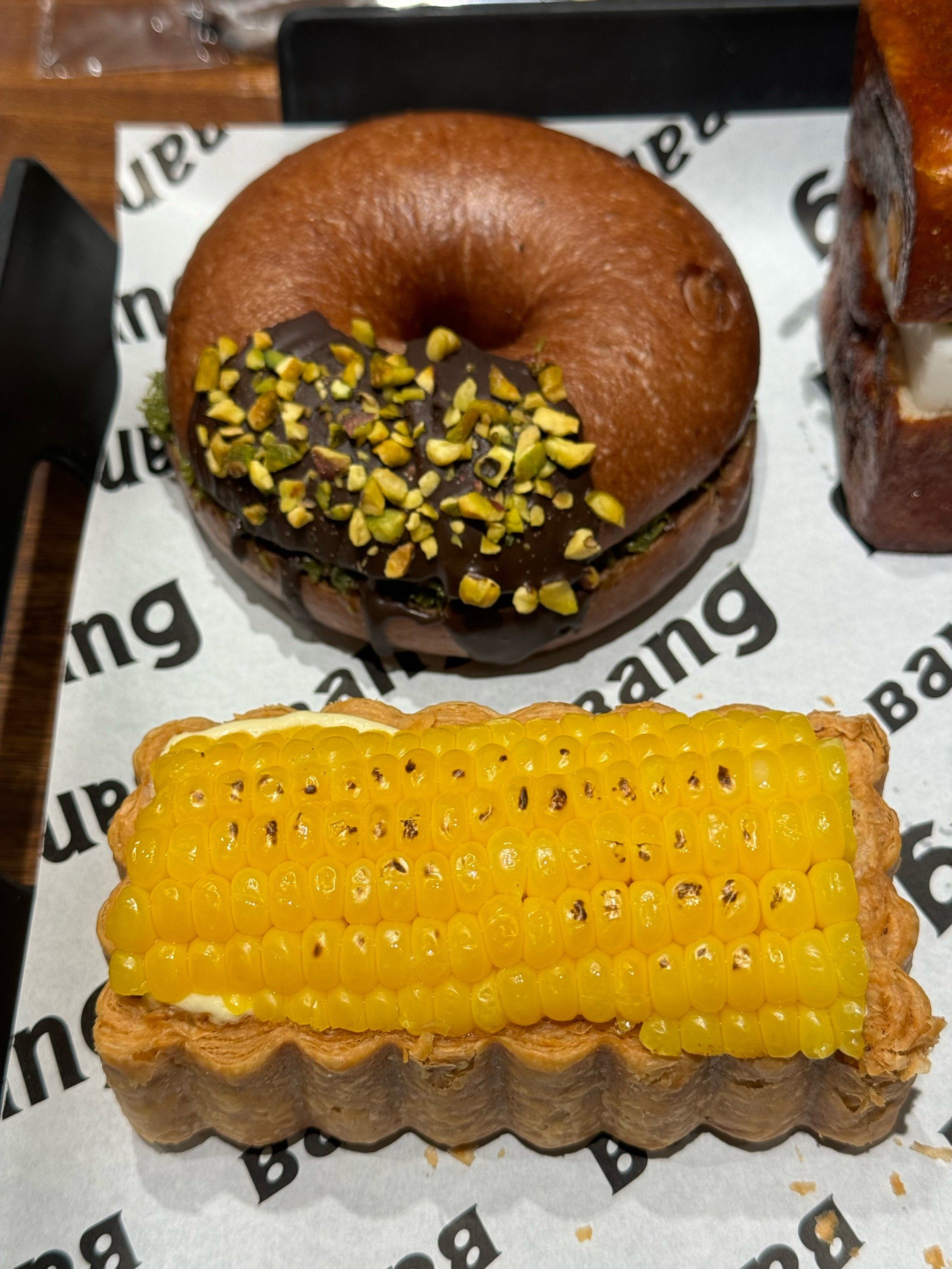 」
法式玉米奶油芝士派🌽
外面