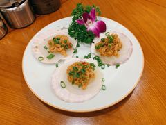 烤扇贝-青瓦餐厅·生鱼片·韩园烤肉(西塔店)