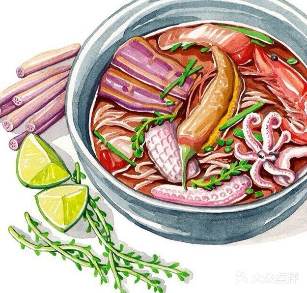 手绘可口的美食[调皮]～