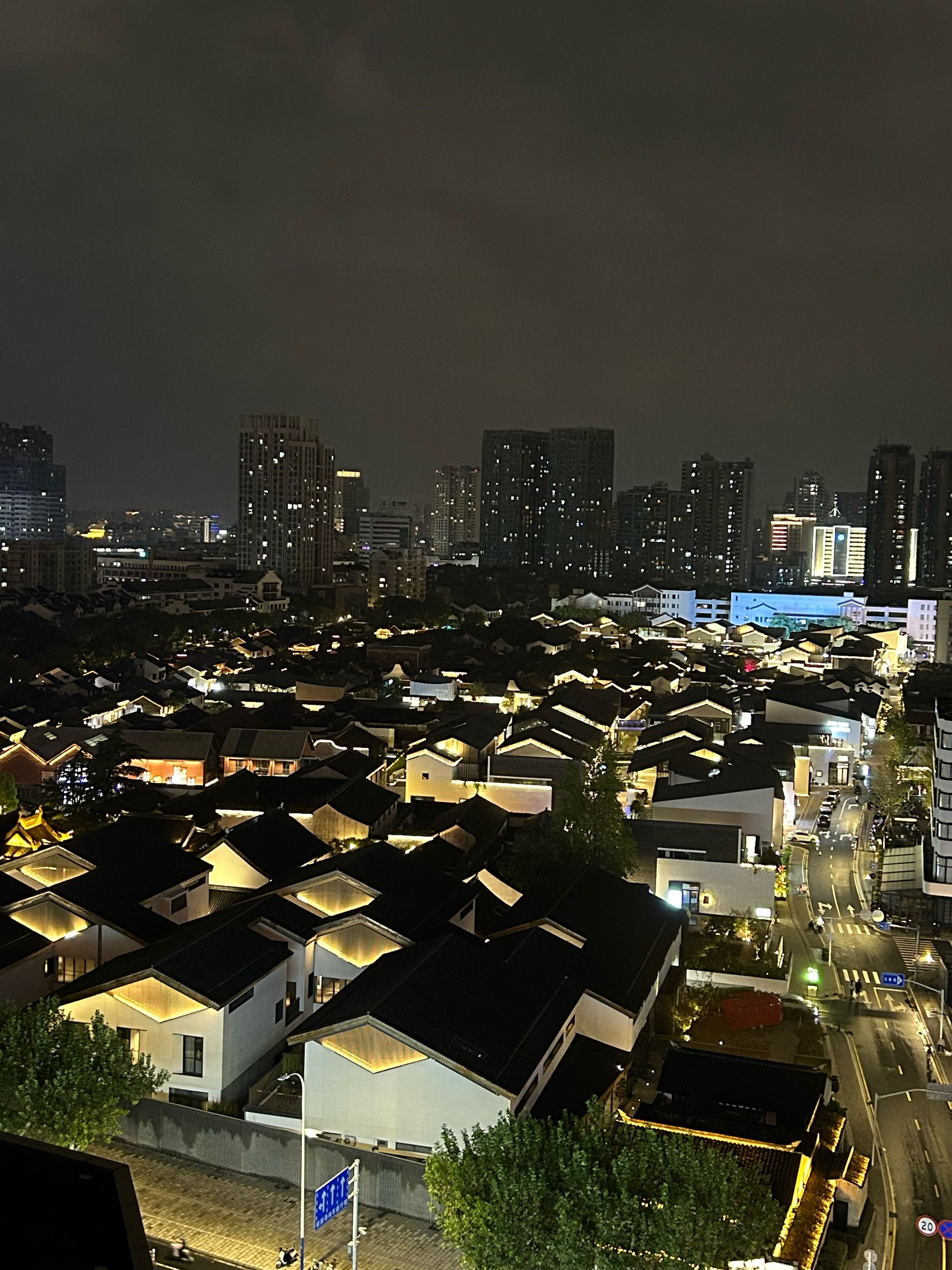 青果巷夜景图片