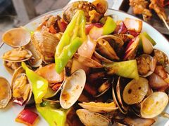 辣炒花蛤-玉园烧烤·海鲜辣炒