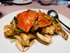 葱姜梭子蟹-新荣记(南京西路店)