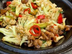 小炒有机菜花-一轩饺子馆(丽都店)