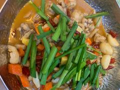 爆炒牛蛙-下梅人家土菜馆(历史文化餐厅度假区店)