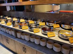 自助调料区-咕嘟草帽鱼·牛奶一样的鲜鱼汤(天鹅湖万达广场店)