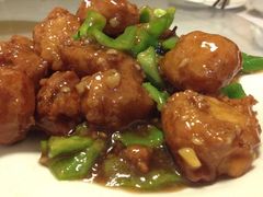 炒虾球-小觉林素菜馆