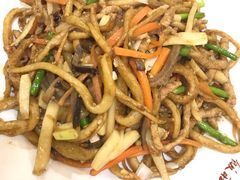木须炒拨鱼-晋阳饭庄(虎坊桥店)