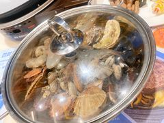 蒸海鲜-舜耕山庄四时万和自助餐厅