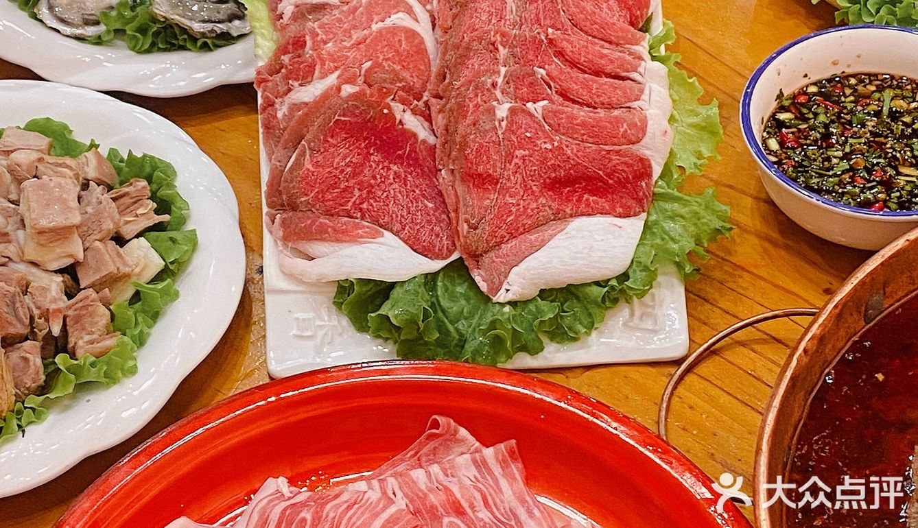 青岛最正宗的盐池滩羊肉🐑铜锅涮肉|爆好吃