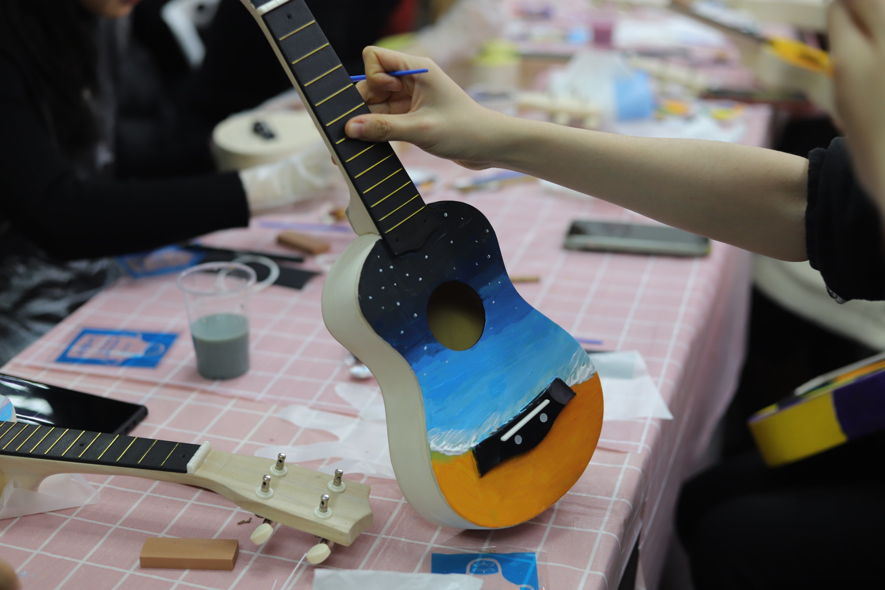 彩绘尤克里里diy