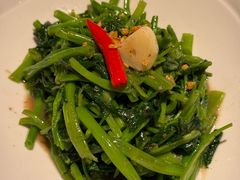 秘制虾酱炒空心菜-帕蓝·暹罗料理(大学路店)