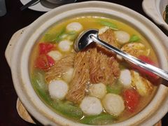 丝瓜鱼丸炖馓子-永安鱼庄·镇江菜(东吴路店)