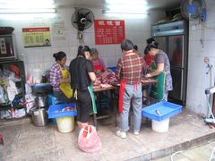 现场切牛肉，制臊子-蒋六十八梯眼镜面(渝中店)