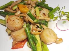 烧汁白玉菇炒带子-尚一汤·粤菜海鲜(环球港店)