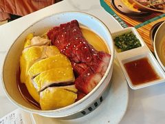 自制叉烧拼沙姜鸡-日昌餐馆(亦庄店)