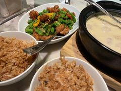 榄菜四季豆炒鸡脆骨-汤城小厨•粤菜•靓汤(西直门凯德MALL店)