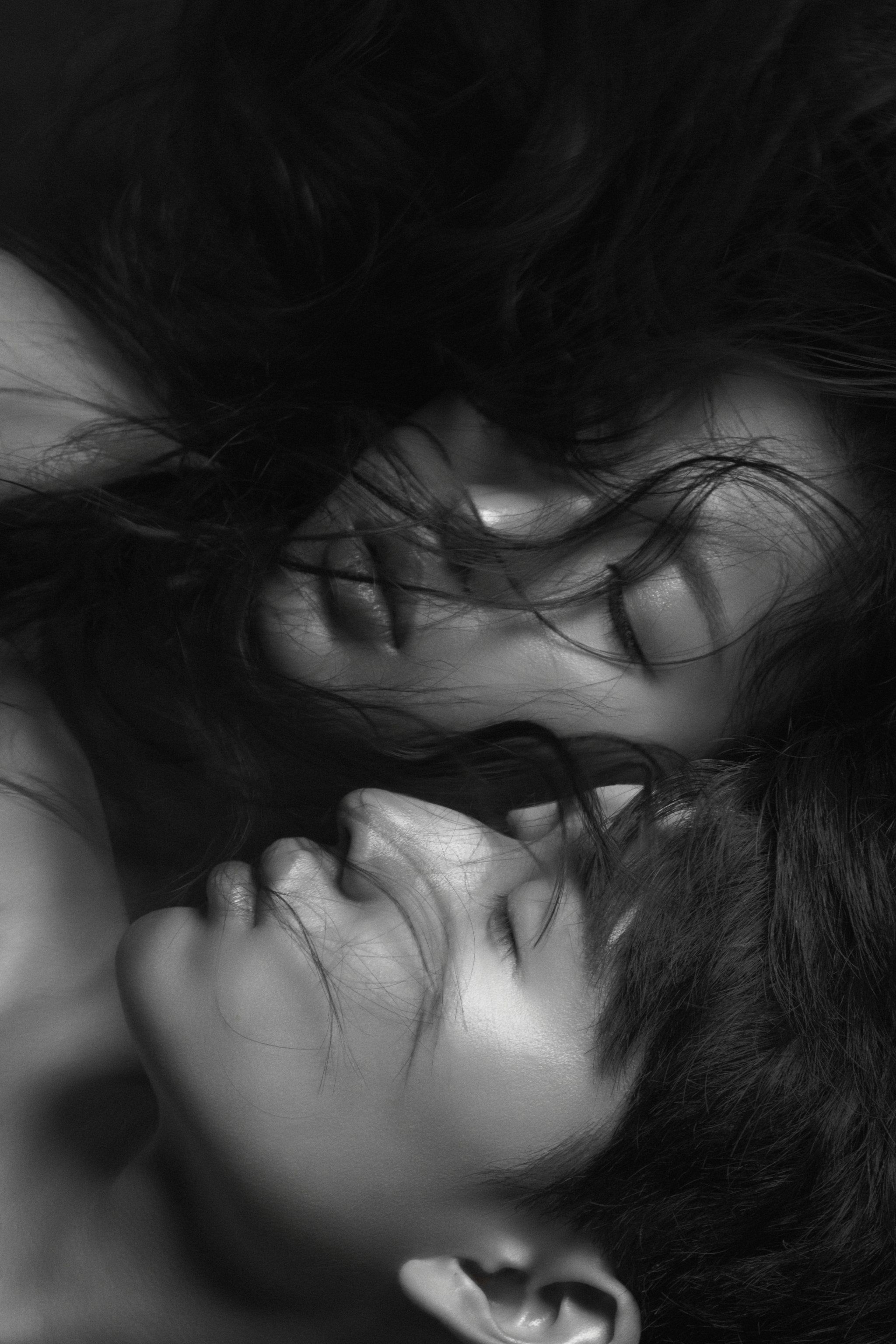 黑白情侣写真也可以很高级