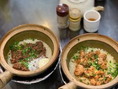 窝蛋牛肉饼煲仔饭-红星光发煲仔饭(文海店)