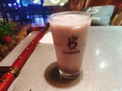 蓝莓拿铁-b caffe bene咖啡陪你(中心路店)