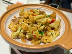 干锅有机花菜-解家河南菜(金水路店)