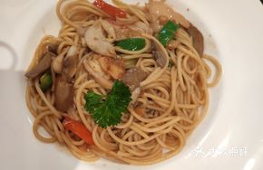Wild Mushroom Chicken Pasta