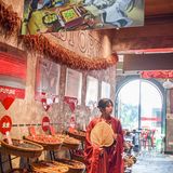 在九村烤脑花里畅游武林江湖‼️