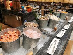 自助取餐区-北京希尔顿逸林酒店-逸轩西餐厅-自助餐厅