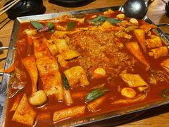 鱼饼火山炒年糕-包装马车·韩国料理·포장마차