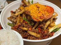 避风塘炒蟹送白粥-避风塘·老港味餐厅(虹口龙之梦店)