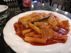 鱼饼炒年糕-桃园中华料理炸酱面(燕儿岛路店)