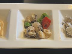 餐前冷菜三格碟-上海苏宁宝丽嘉酒店·嘉府壹号中餐厅