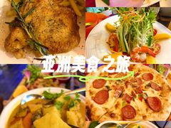 -山色柴火烤披萨·原切牛扒