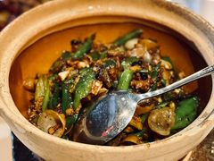 鲍鱼辣椒炒肉-农耕记·湖南土菜(南山欢乐海岸店)