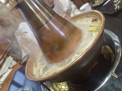 -果松木炭酸菜铜火锅·外婆参鸡汤