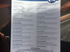 菜单-Fergburger(皇后镇店)